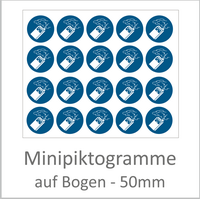 Minipikogramme DIN ISO 7010